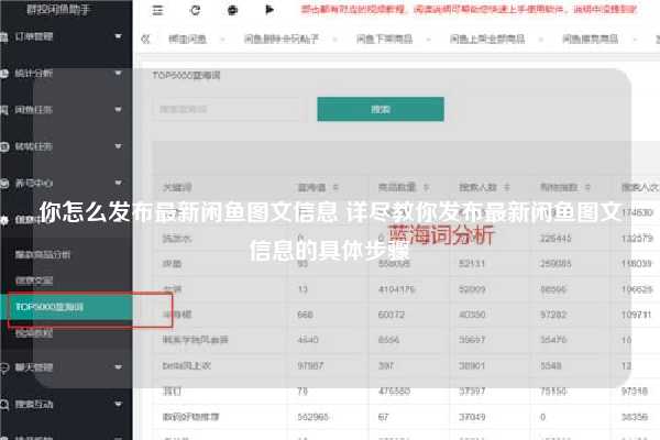 你怎么发布最新闲鱼图文信息 详尽教你发布最新闲鱼图文信息的具体步骤