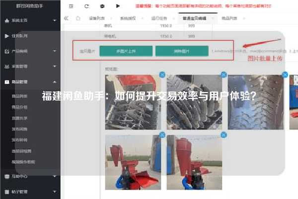 福建闲鱼助手：如何提升交易效率与用户体验？